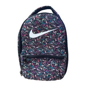 Nike Lunch Bag Insulated Kids Backpack Multicolor Swoosh 11x8x4 Zip